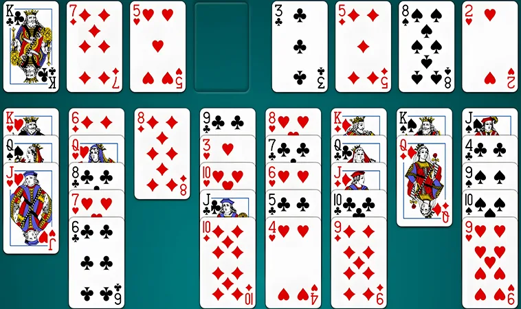 Trò chơi Bài Solitaire tại BongVip: Hướng dẫn chi tiết cho người mới bắt đầu. 2 Luật Chơi Cơ Bản Của Bài Solitaire Tại BongVip