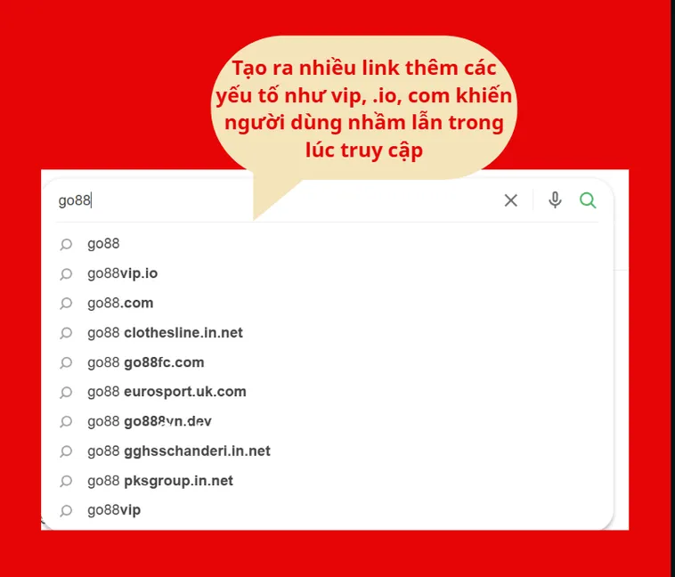 Trang chủ Go88.com thật có giao diện gọn gàng và bố cục cân đối, còn trang giả của Go88.com thường lộn xộn và thiếu chi tiết.